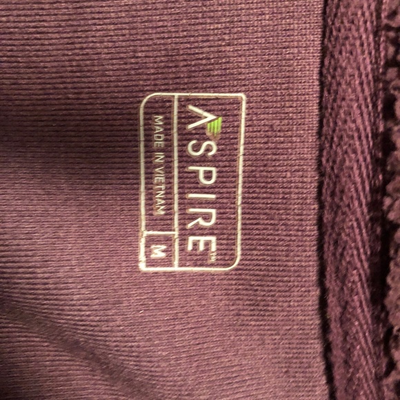 aspire fleece women's jacket purple size M - Picture 7 of 7